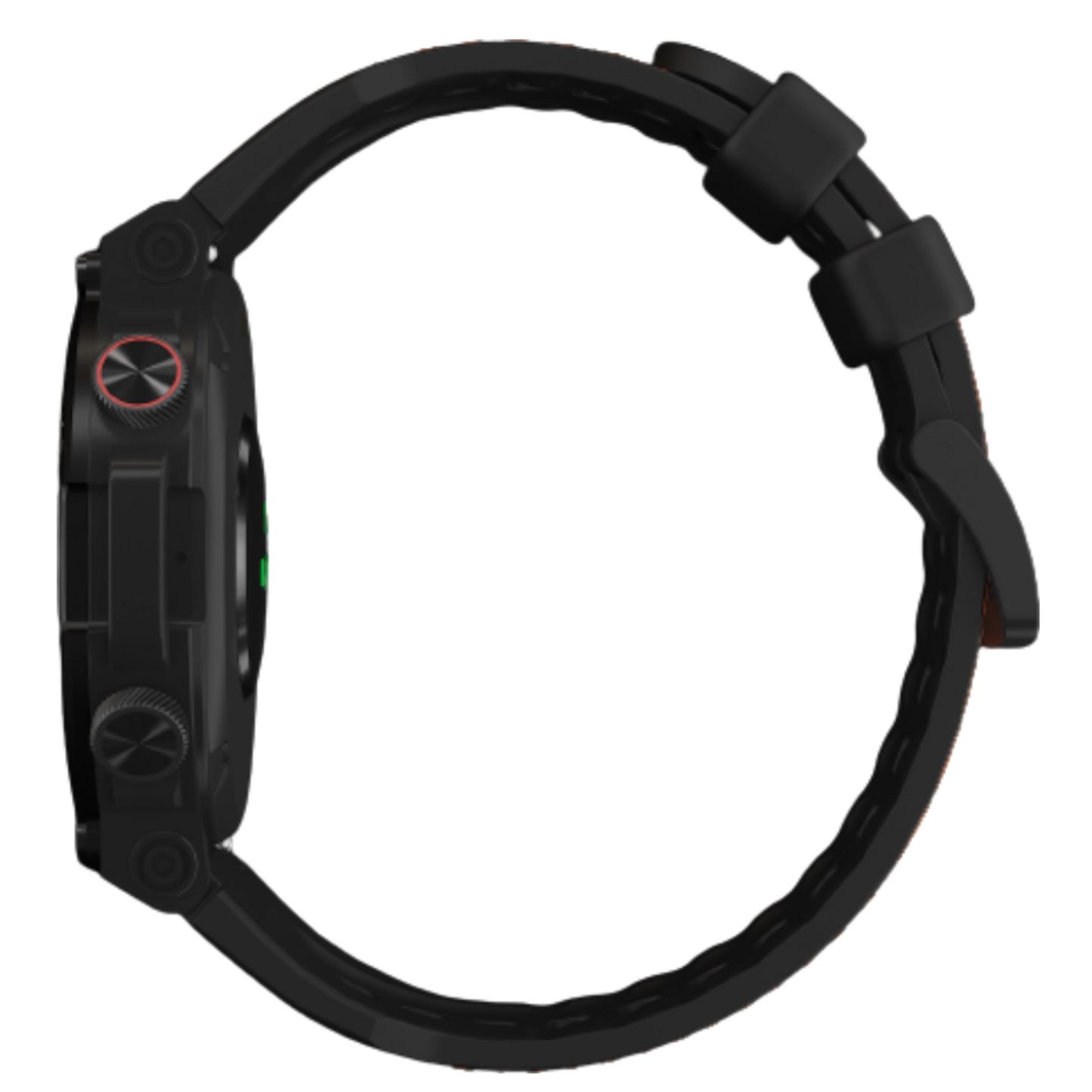 Zero Defender Black Strap Smart Watch