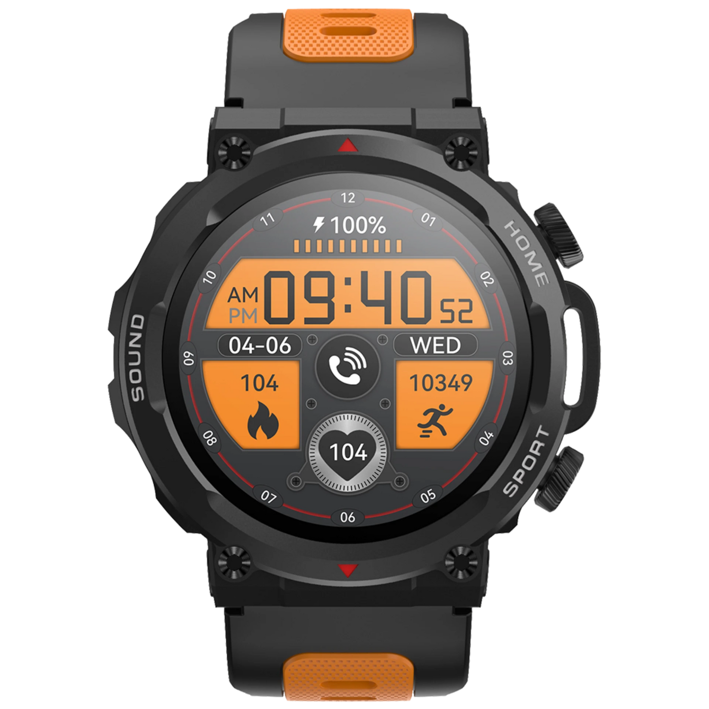 Zero Defender Smartwatch Orange Color