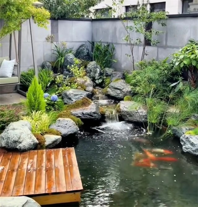 魚池造景過濾